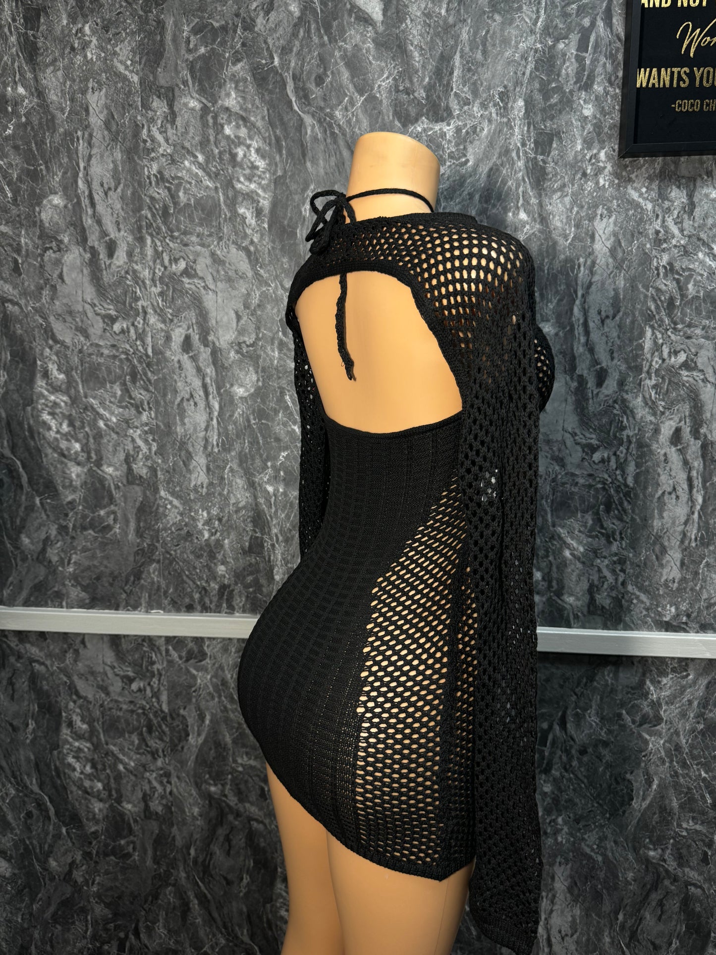 “Midnight Muse” Knitted Dress